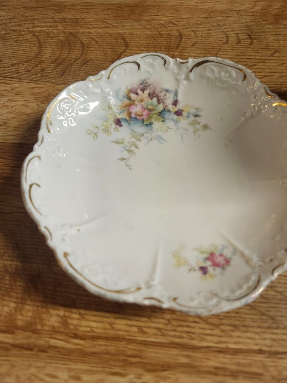 Victorian Mustache Tea Cup & Saucer Set Bone China Porcelain Pink Germany VTG - Picture 11 of 16